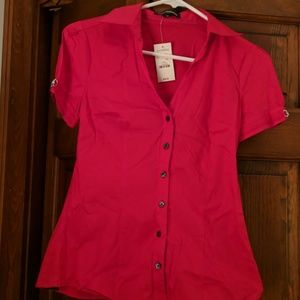 NWT button down short sleeve shirt